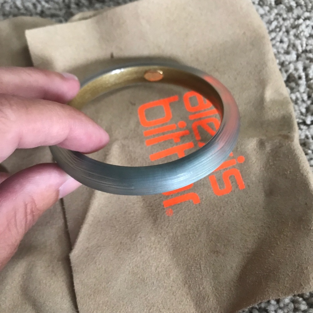 Alexis Bittar blue bangle